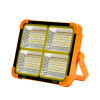 SOLAR LED LIGHT RECHARGEABLE CAMPING EMERGENCY FLOODLIGHT OUTDOOR LIGHT - YELLOW
