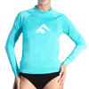 KANU SURF WOMENS KERI LONG-SLEEVE UPF 50+ RASHGUARD SIZE WOMEN L AQUA