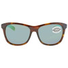 COSTA DEL MAR CDM VELA SUNGLASSES SHINY TORTOISE COPPER GREEN POLARIZED-580G