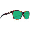 COSTA DEL MAR CDM VELA SUNGLASSES SHINY TORTOISE COPPER GREEN POLARIZED-580G