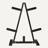 AMAZON BASICS WEIGHT PLATE TREE RACK 300 LBS - BLACK