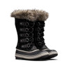 NL5203 SOREL WOMENS JOAN OF ARCTIC WATERPROOF BOOTS BLACK/QUARRY SIZE 9