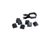 ASUS ROG PBT Doubleshot Keycap Set for ROG RX Switches, black