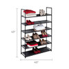AMERICAN DREAM HOME GOODS ORGANIZER 6 TIER SHOE RACK 6940-BK - BLACK