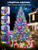 Brightever 360FT 1100 LED Christmas Lights with Remote, IP67 Waterproof