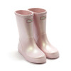 Hunter Unisex Kids First Nebula Rain Boot, Rose Gold, Boy 12, Girl 13