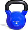 YES4ALL 45LB VINYL COATED/PVC KETTLEBELL, SINGLE - BLUE