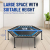 YES4ALL REBOUNDER TRAMPOLINE WITH STABLE & SILENT EXERCISE JUMPING CARDIO BLACK