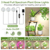 Plant Stand Indoor with Grow Lights 9 Tier 63" Metal Plant Shelf Y-FIR-C-2019