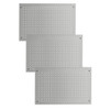 TRUE & TIDY 3-PC PEGBOARD PANELS, PG-2416-3PC, MADE WITH HEAVY DUTY STEEL - GREY