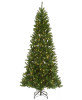 NATIONAL TREE COMPANY 7.5' PEYTON SPRUCE TREE WITH CLEAR LIGHTS - GREEN