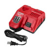 MILWAUKEE M12-18 VOLT MULTI-VOLATGE BATTERY CHARGER - RED/BLACK