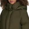LW4RP590 LEVI'S WOMENS CLOUD PUFF HOODED MIDLENGTH PUFFER JACKET WOMEN M OLIVE New