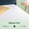 ZINUS 10 INCH TWIN COOLING ESSENTIAL FOAM MATTRESS AFFORDABLE QUALITY - WHITE