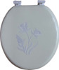 DREAM BATH SOFT CUSHIONED ROUND TOILET SEAT HARDWARE 801 - WHITE