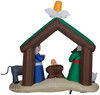 GEMMY 36707 CHRISTMAS 7' NATIVITY SCENE AIRBLOWN INFLATABLE - MULTI