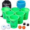 Rally and Roar Jumbo Premium Beer Pong Set 12 Durable 9" Tall Cups RRYDPNGPR2CL