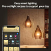 PHILIPS HUE A19 LED SMART LIGHT BULBS FLICKER-FREE 75W LIGHT BULBS - WHITE