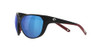 COSTA DEL MAR WOMEN'S MAYFLY ROUND 58MM BLUE POLARIZED 580G MATTE BLACK/BLUE