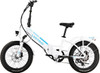 LECTRIC EBIKES - XP3 STEP-THRU FOLDABLE LONG-RANGE EBIKE - WHITE