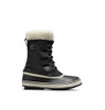 2084921011 SOREL WOMEN WINTER CARNIVAL WATERPROOF BOOT - BLACK, STONE - 9.5