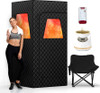 ESSEN BLISSED PORTABLE STEAM SAUNA HOME SAUNA TENT 3L 1500W STEAMER - BLACK