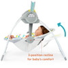BRIGHT STARTS PLAYFUL PARADISE PORTABLE COMPACT BABY SWING 03514 - 2 assorted New
