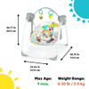 BRIGHT STARTS PLAYFUL PARADISE PORTABLE COMPACT BABY SWING 03514 - 2 assorted New