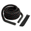 PROIRON 30 FT BATTLE ROPE, 1.5 INCH DIAMATER, HEAVY EXERCISE ROPE - BLACK/RED