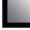 GALLERY SOLUTIONS EVERLY HART FRAMED BLACK FLOOR FREE STANDING MIRROR - BLACK