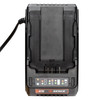 SENIX 58 VOLT MAX LITHIUM ION BATTERY CHARGER POWER STATION - BLACK