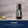 SODASTREAM TERRA SPARKLING WATER MAKER WITH CO2 AND CARBONATING BOTTLE - BLACK