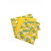 WAXWRAP BEESWAX ORGANIC COTTON FOOD BAGS 3 BAGS S 21X31CM M 25X31CM L 32X31CM