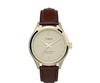 TIMEX WATERBURY TRADITIONAL LADIES WATCH - GOLD,BROWN