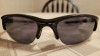 OAKLEY HALF JACKET WRAP SUNGLASSES BLACK FRAMES BLACK LENSES, 60MM - BLACK