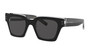 DG4413 Dolce Gabbana DG4413-675/R5 Sunglasses BLACK/CRYSTAL w/GREY 48mm