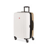 SwissGear Duet Expandable Luggage, Medium Luggage Spinner Wheels - IVORY/TAUPE New
