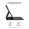 LOGITECH IPAD SLIM FOLIO CASE WIRELESS KEYBOARD BLUETOOTH Y-R0051 - BLACK