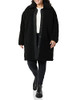 AMAZON ESSENTIALS WOMEN'S OVERSIZED TEDDY SHERPA COAT - SIZE: WOMEN XXL - BLACK New