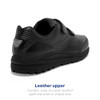 BROOKS ADDICTION WALKER V-STRAP 2 WOMEN 6 (AU/UK W4) (EU W36.5) - BLACK