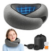 PURROCH ADVANCED MEMORY FOAM NECK TRAVEL PILLOW WITH EYE MASK & EAR PLUGS