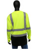 MAXIMUM SAFETY MEN'S ANSI CLASS 3 LONG-SLEEVE SAFETY SHIRT, XL, BLACK/YELLOW New