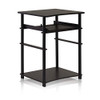 Furinno Home Computer Desk 16", 10016EX/BK - Espresso/Black