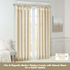 Madison Park Emilia Faux Silk Single Curtain with Privacy Lining, DIY Twist Tab