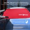 FrostGuard Deluxe | Full-Coverage Car Windshield Cover, 41 x 59 Inches - Crimson
