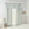 MADISON PARK LILLIAN TWISTED TAB LIGHT FILTERING LINED CURTAIN - LIGHT BLUE