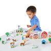 Melissa & Doug Wooden Farm and Tractor Play Set (33 Pcs) 96181 MULTI