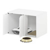 FURRINO FURINNO PELI LITTER BOX ENCLOSURE, SMALL, SOLID WHITE - WHITE