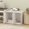 FURRINO FURINNO PELI LITTER BOX ENCLOSURE, SMALL, SOLID WHITE - WHITE