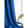 RUTHY'S TEXTILE THERMAL ROOM DARKENING BLACKOUT WINDOW CURTAIN - CLASSIC BLUE New